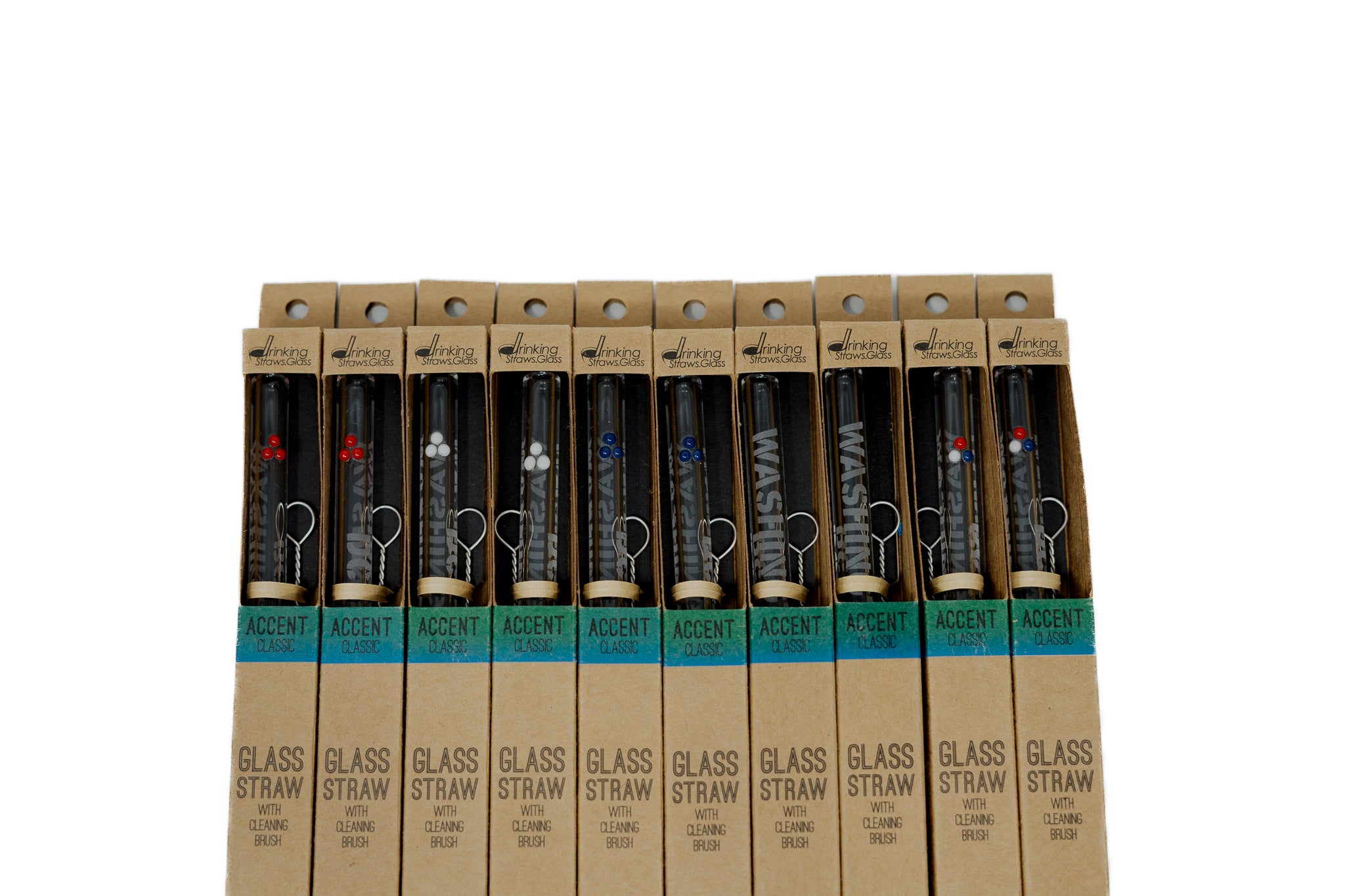 Washington DC Glass Straw (5 Styles)