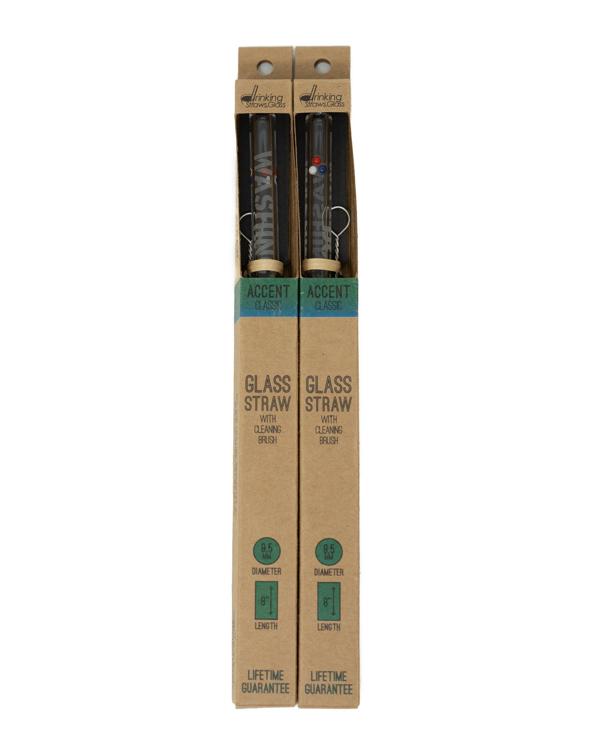 Washington DC Glass Straw (5 Styles)