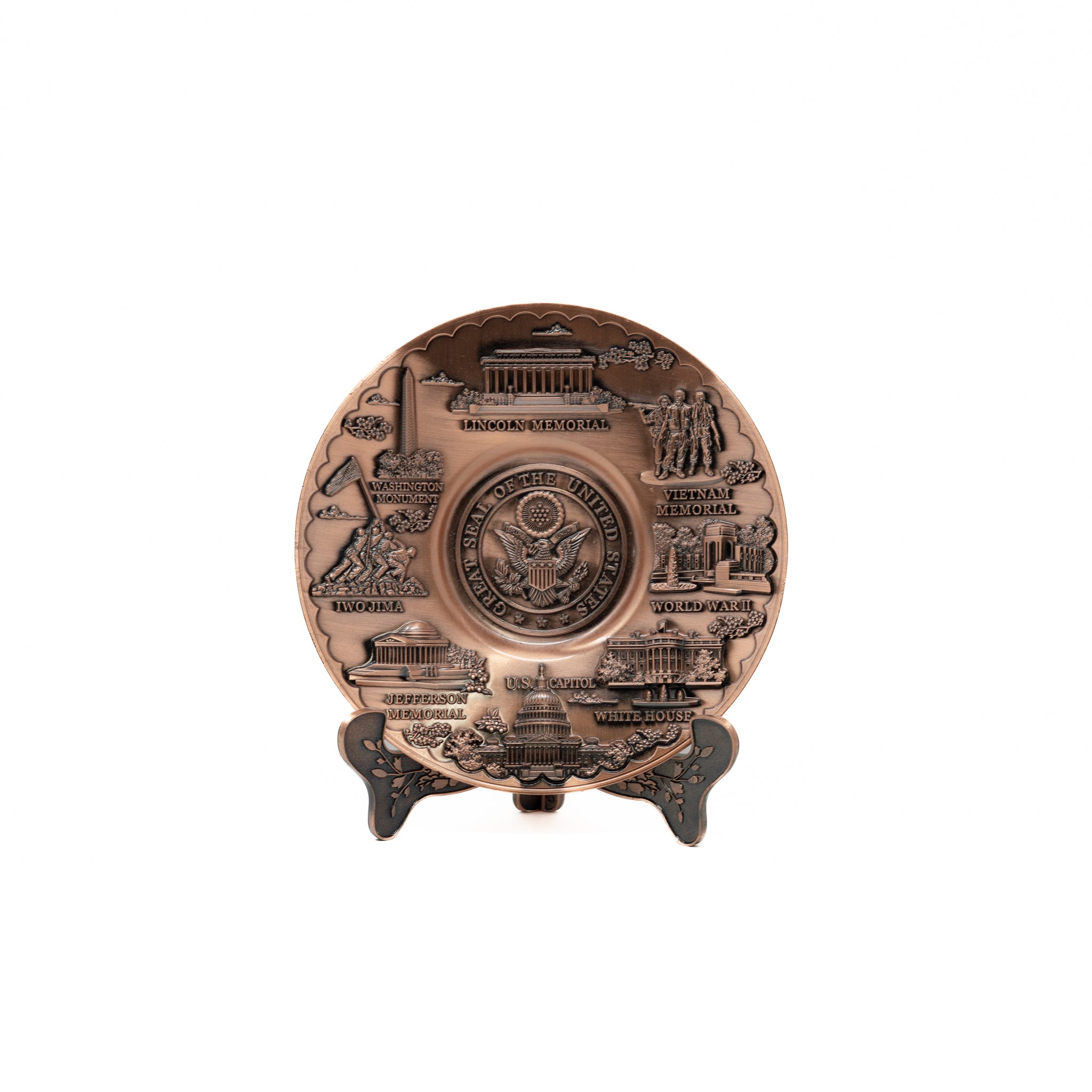 Washington D.C. Metal Plate (Multiple Sizes and Colors)