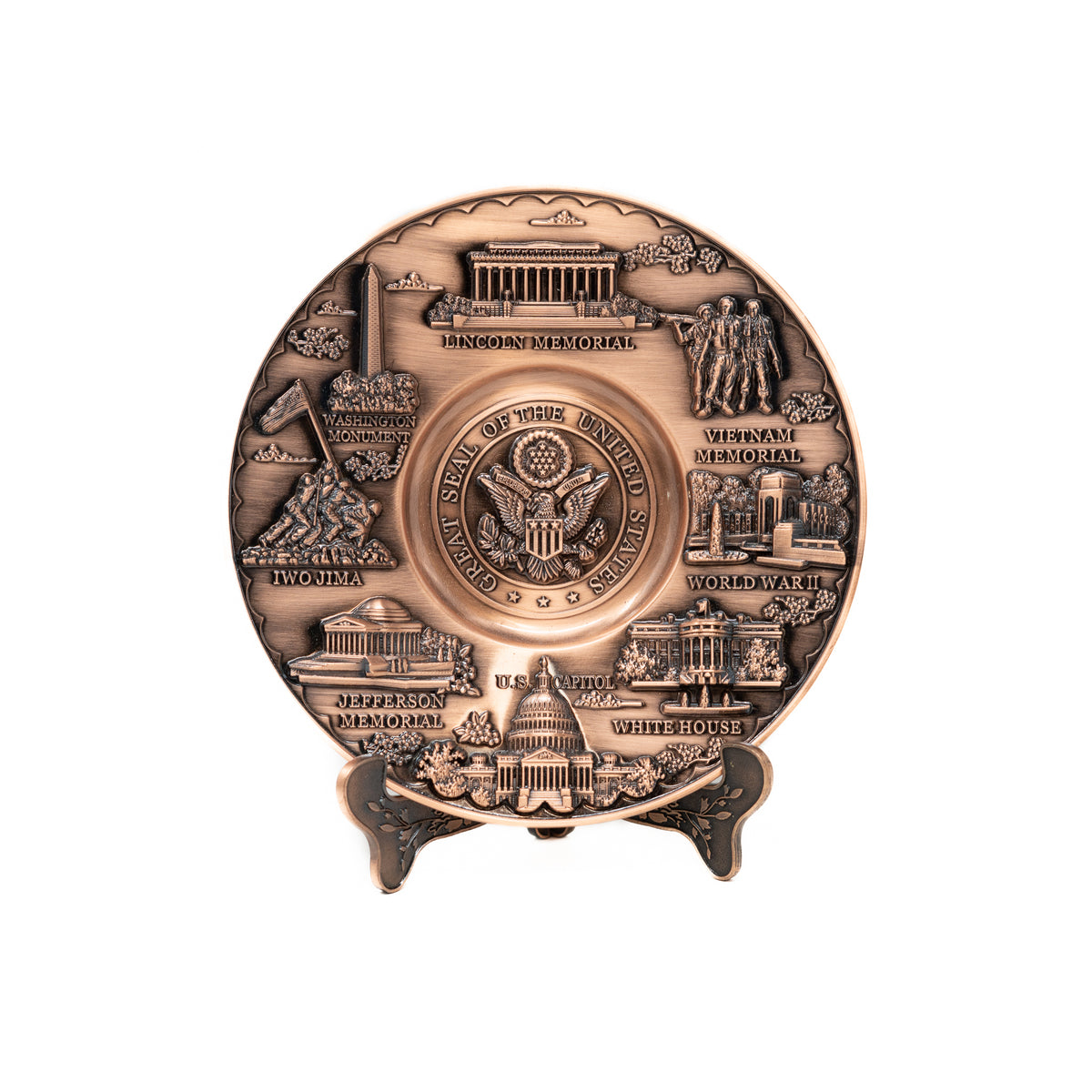 Washington D.C. Metal Plate (Multiple Sizes and Colors)
