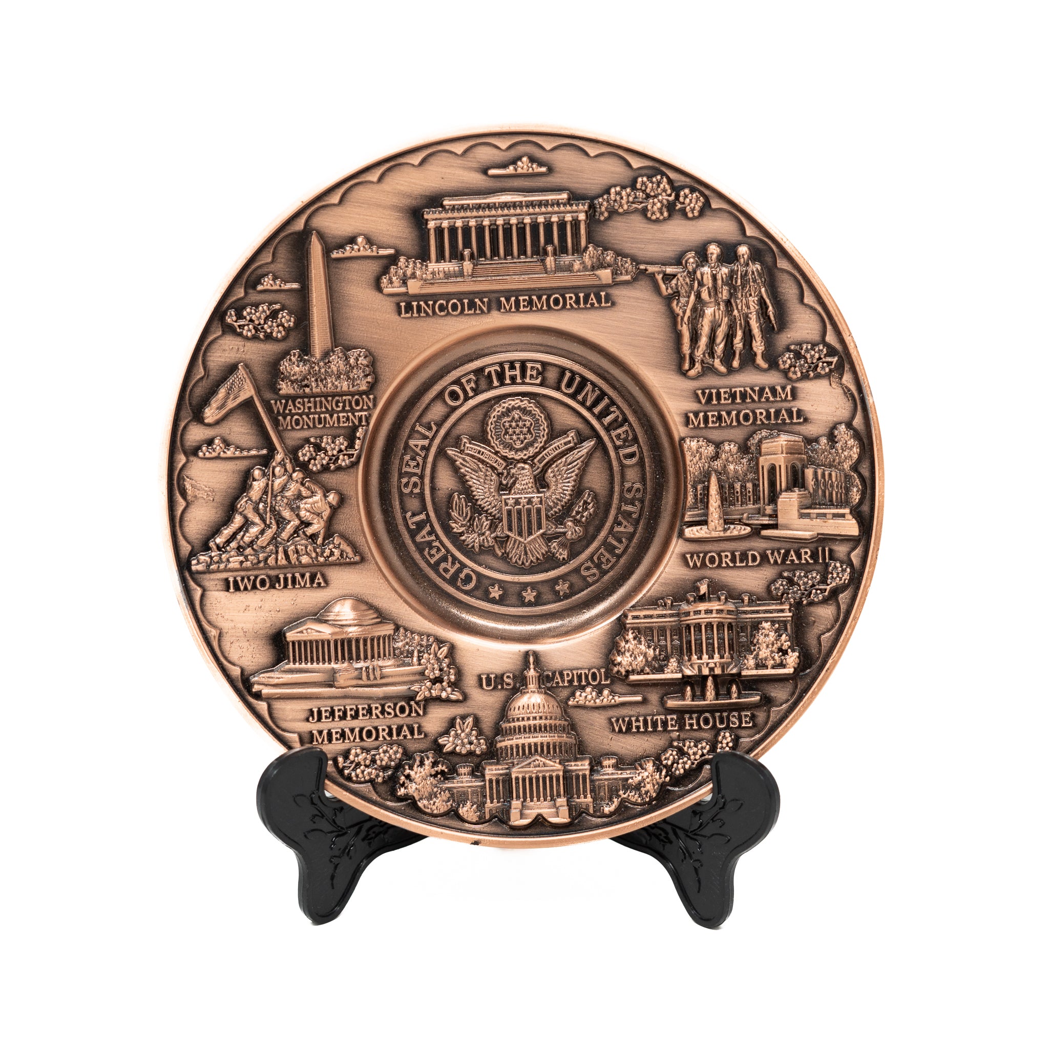 Washington D.C. Metal Plate (Multiple Sizes and Colors)