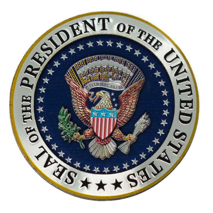 Metallic Presidential Seal Magnet