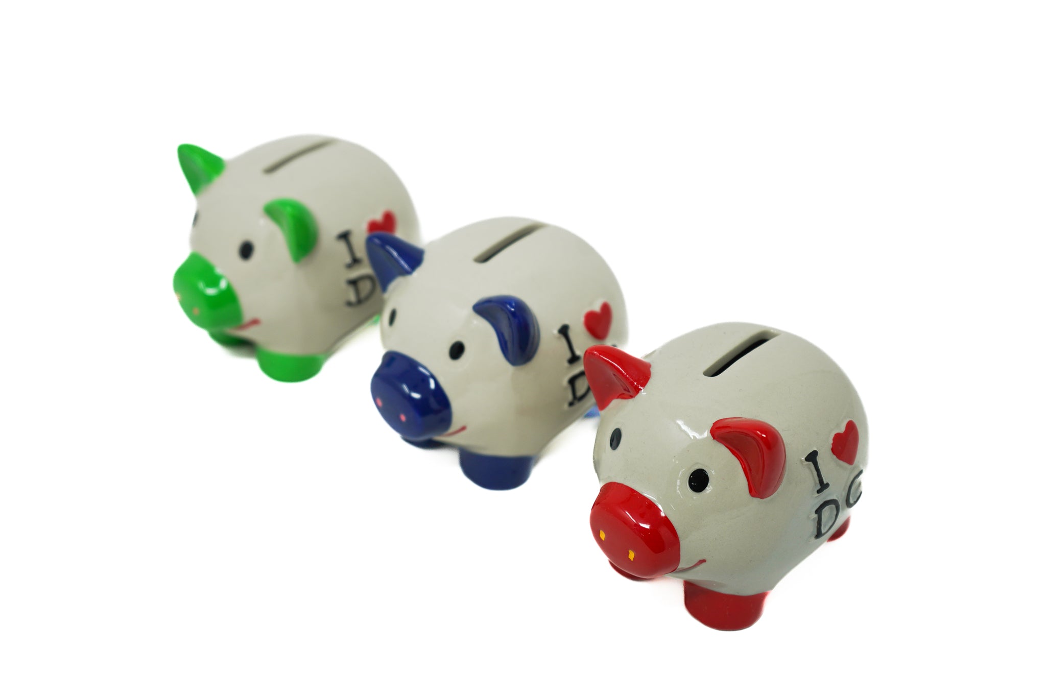 Miniature I ❤️ DC Piggy Bank (3 Colors)