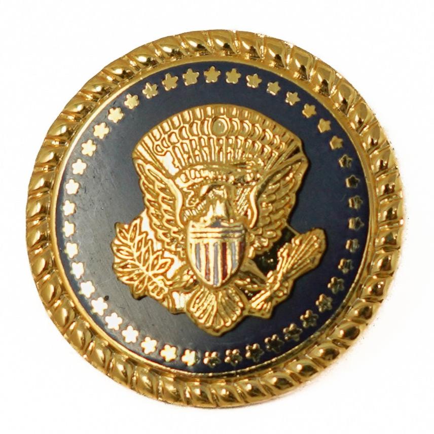 Presidential Seal with Gold Rope Trim Lapel Pin