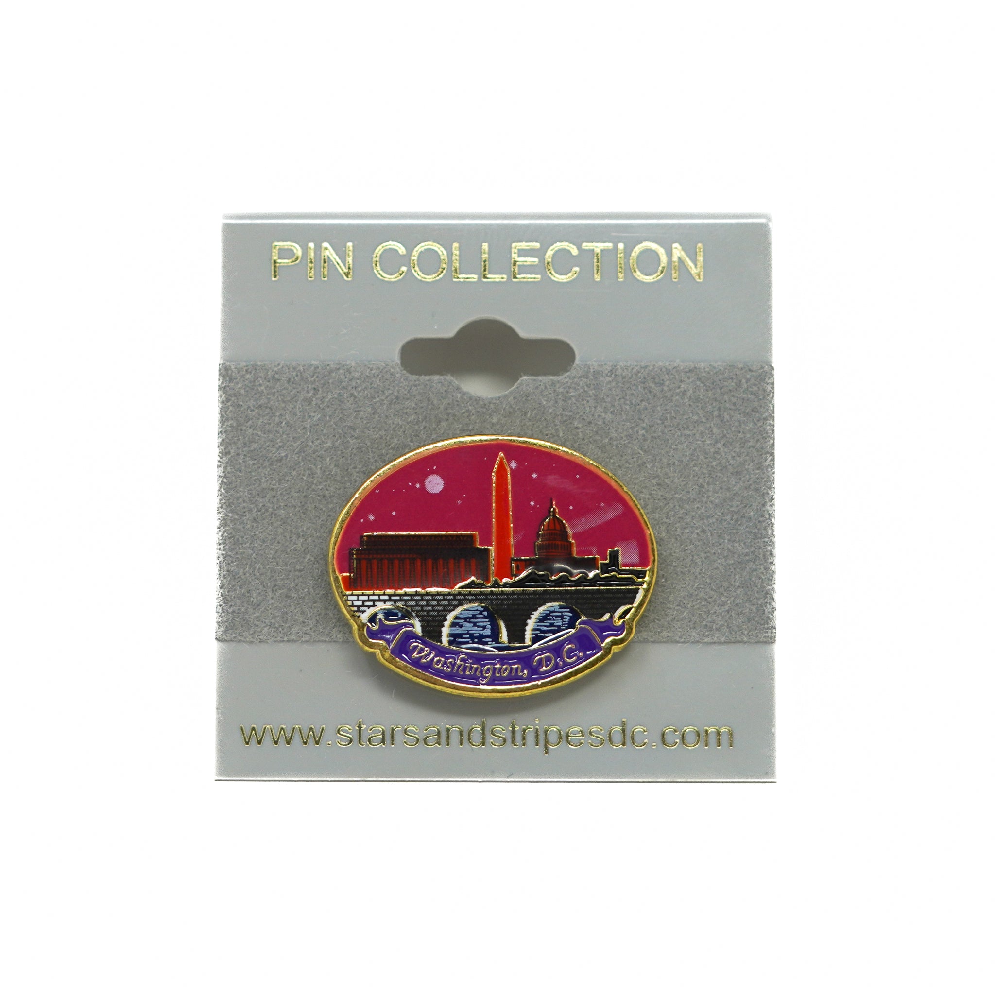 Washington DC Night Lapel Pin