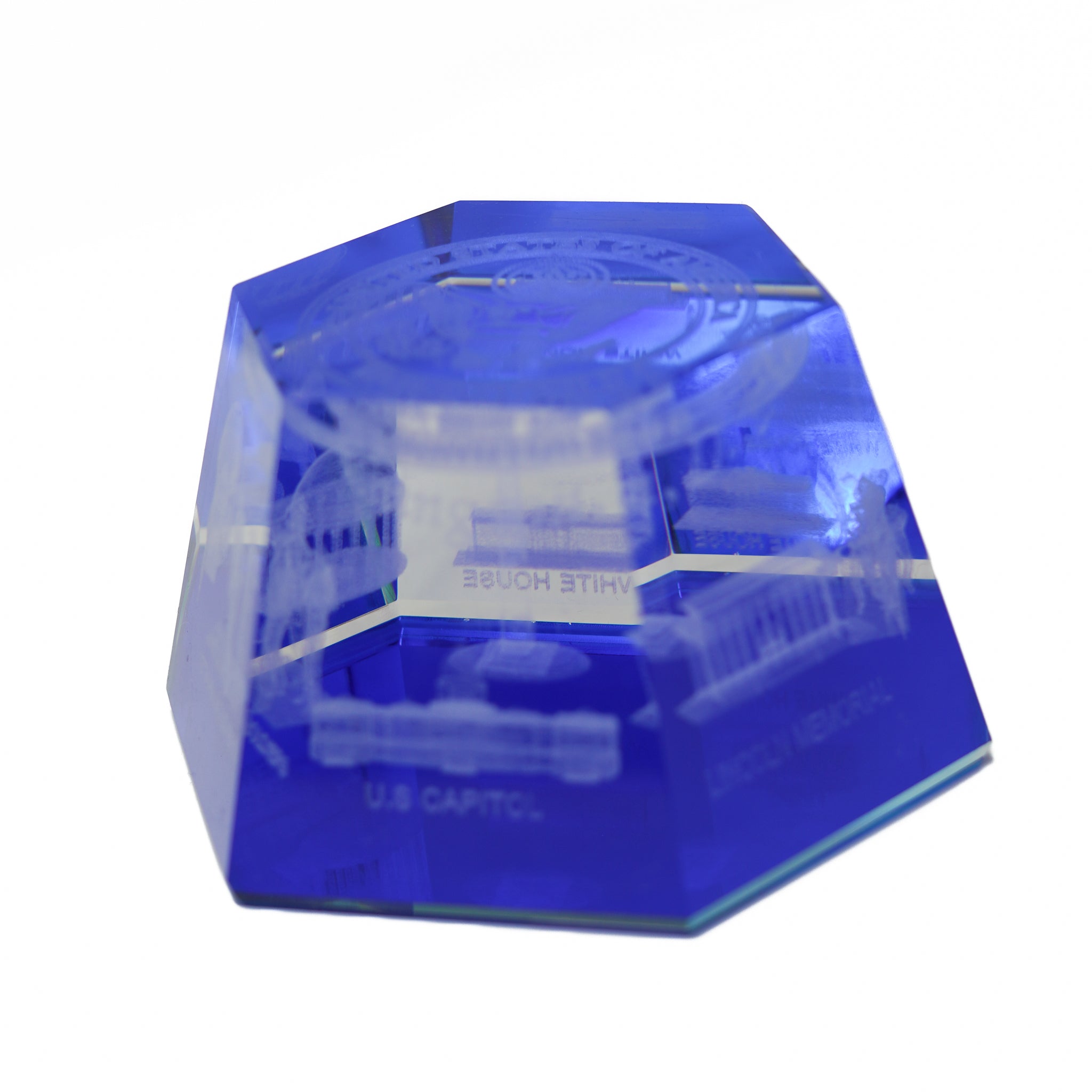 Washington DC Pentagon Shaped Crystal (3 Styles)