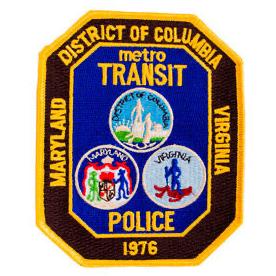 District of Columbia Metro Transit Police Embroidered Patch
