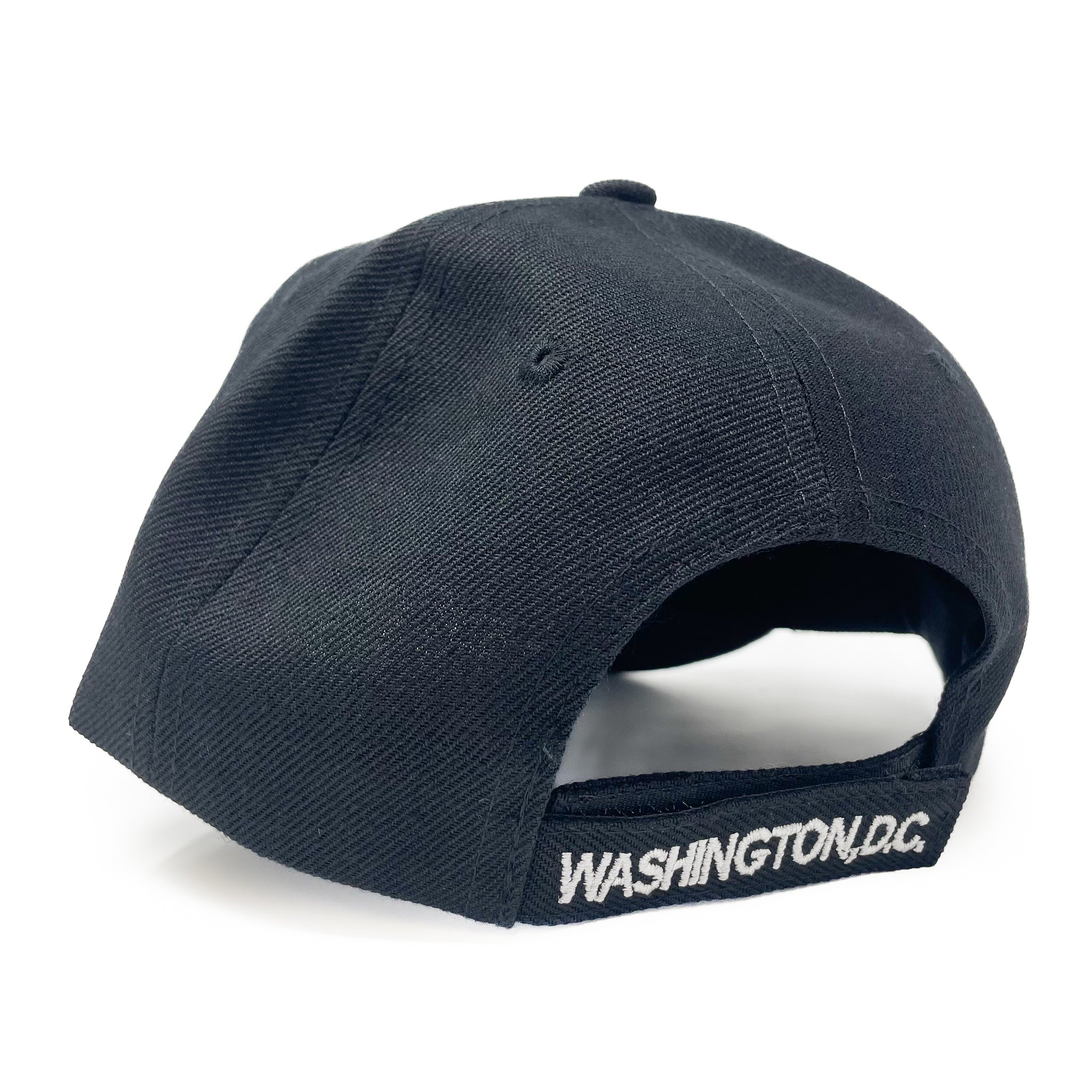 All Black DC Snapback Hat