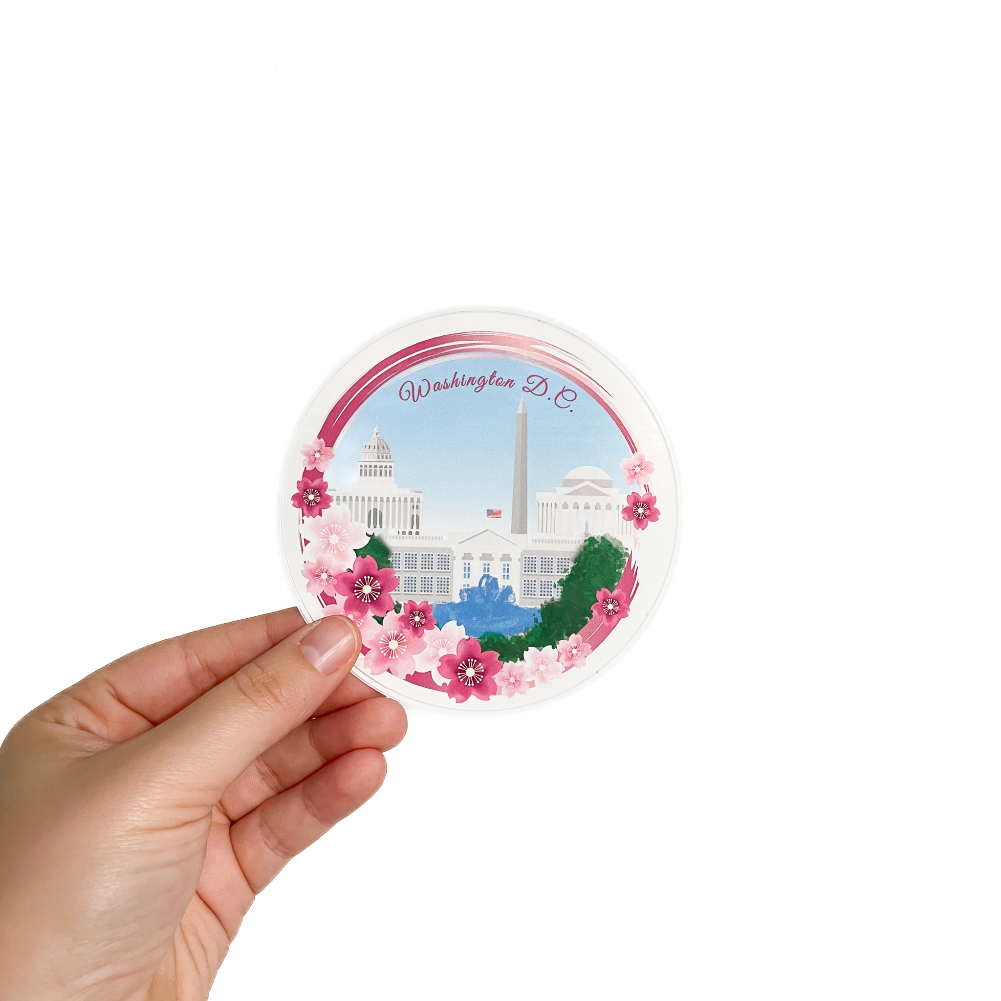 Washington DC Cherry Blossom Stickers