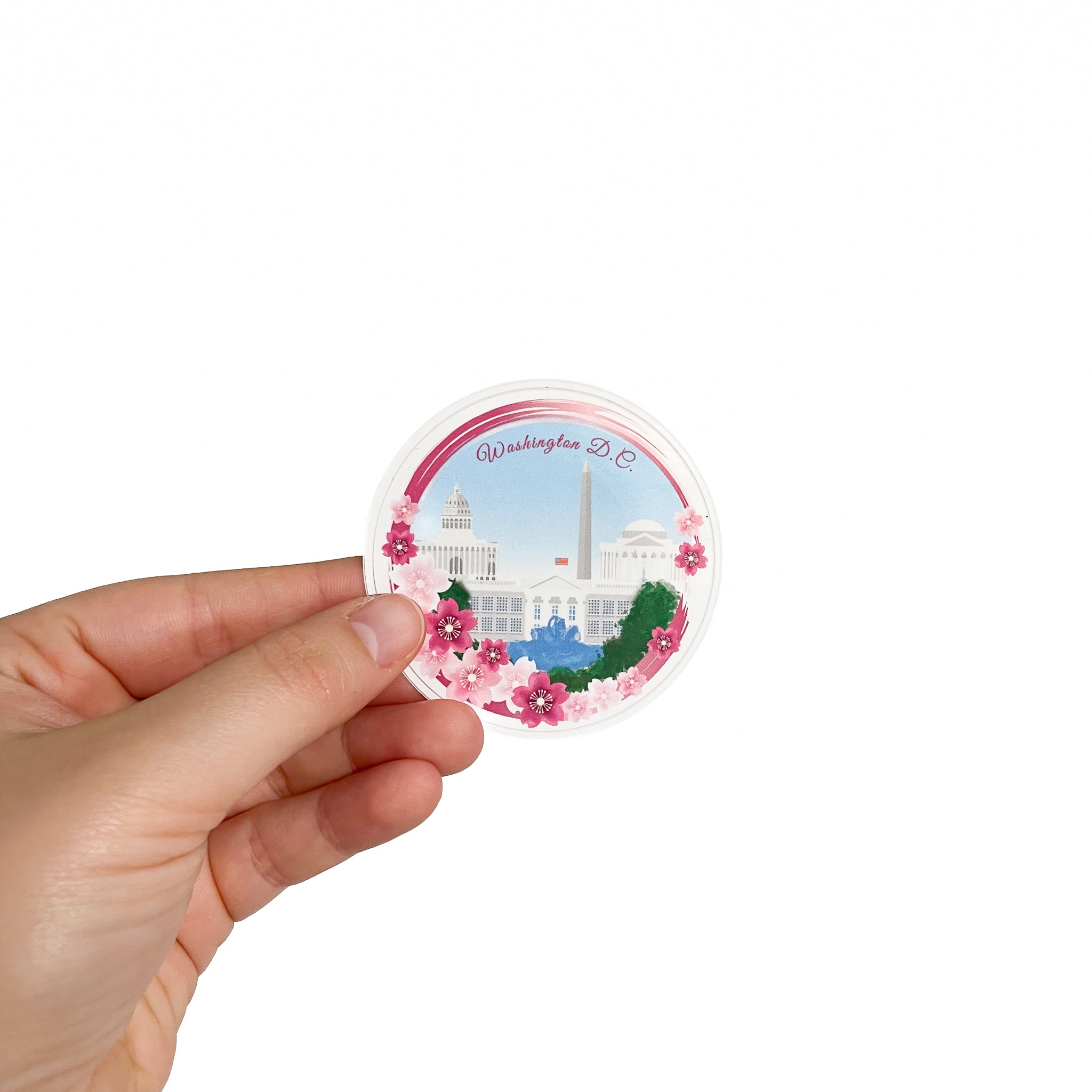 Washington DC Cherry Blossom Stickers