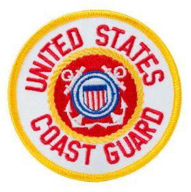 US Coast Guard Iron On Patch