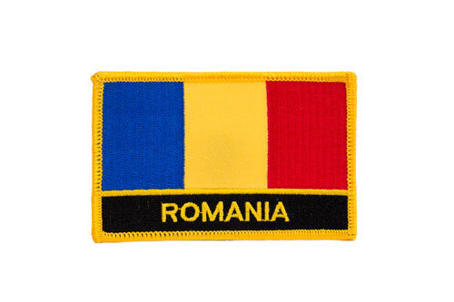 Romania Flag Embroidered Patch