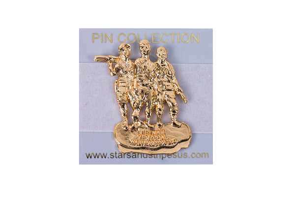 Vietnam Memorial Washington DC Lapel Pin (2 Colors)