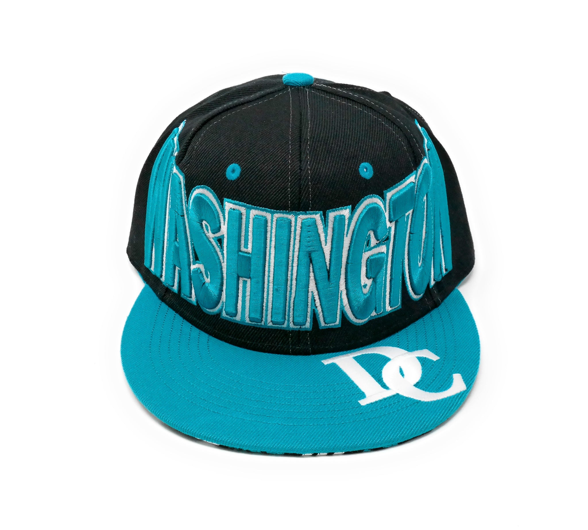 Washington DC Word Art Snapback (Multiple Colors)