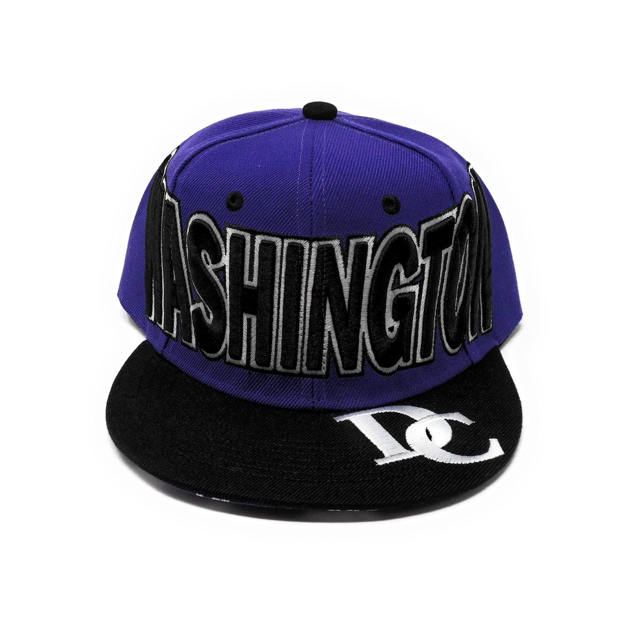Washington DC Word Art Snapback (Multiple Colors)