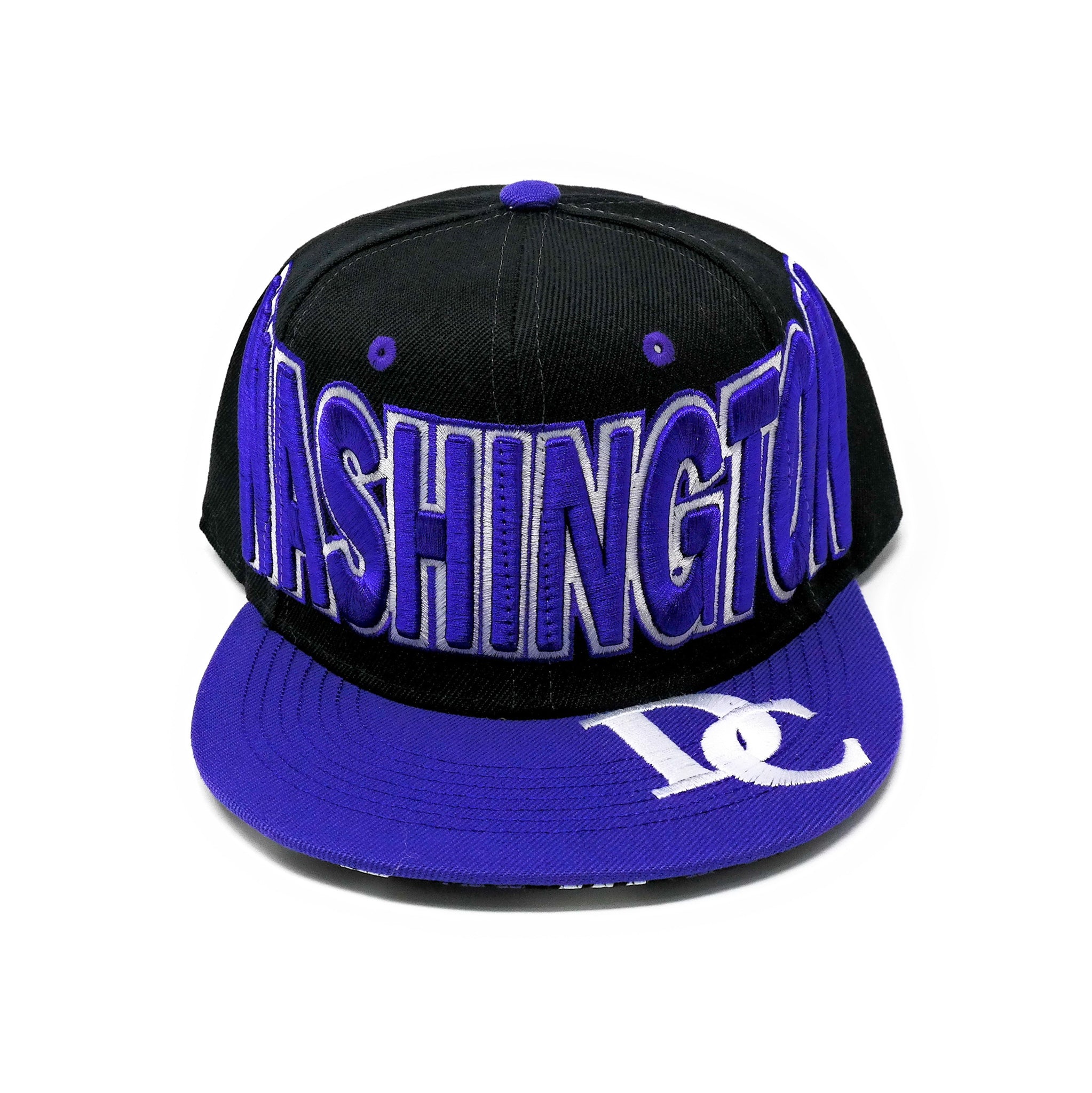 Washington DC Word Art Snapback (Multiple Colors)
