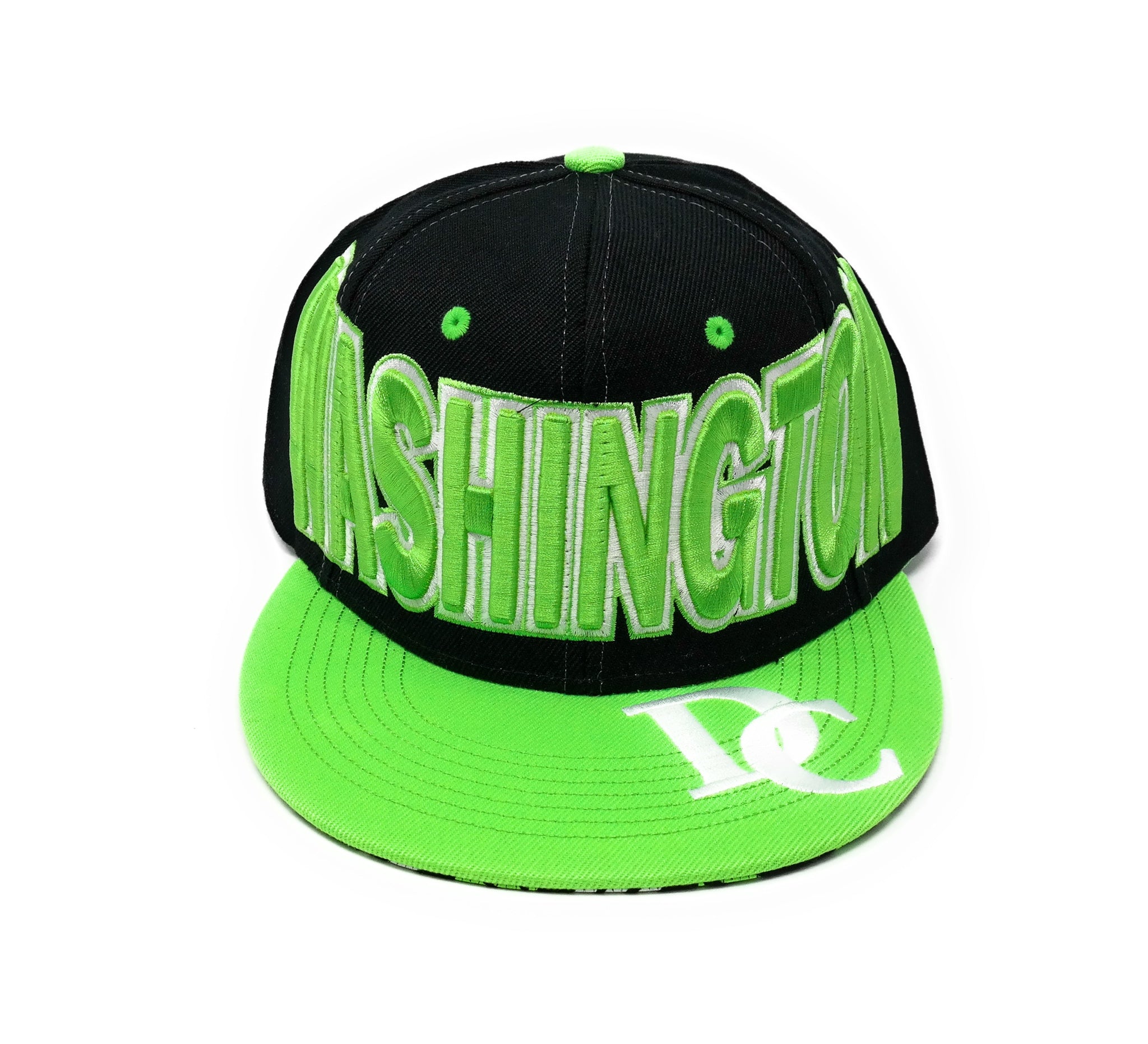 Washington DC Word Art Snapback (Multiple Colors)