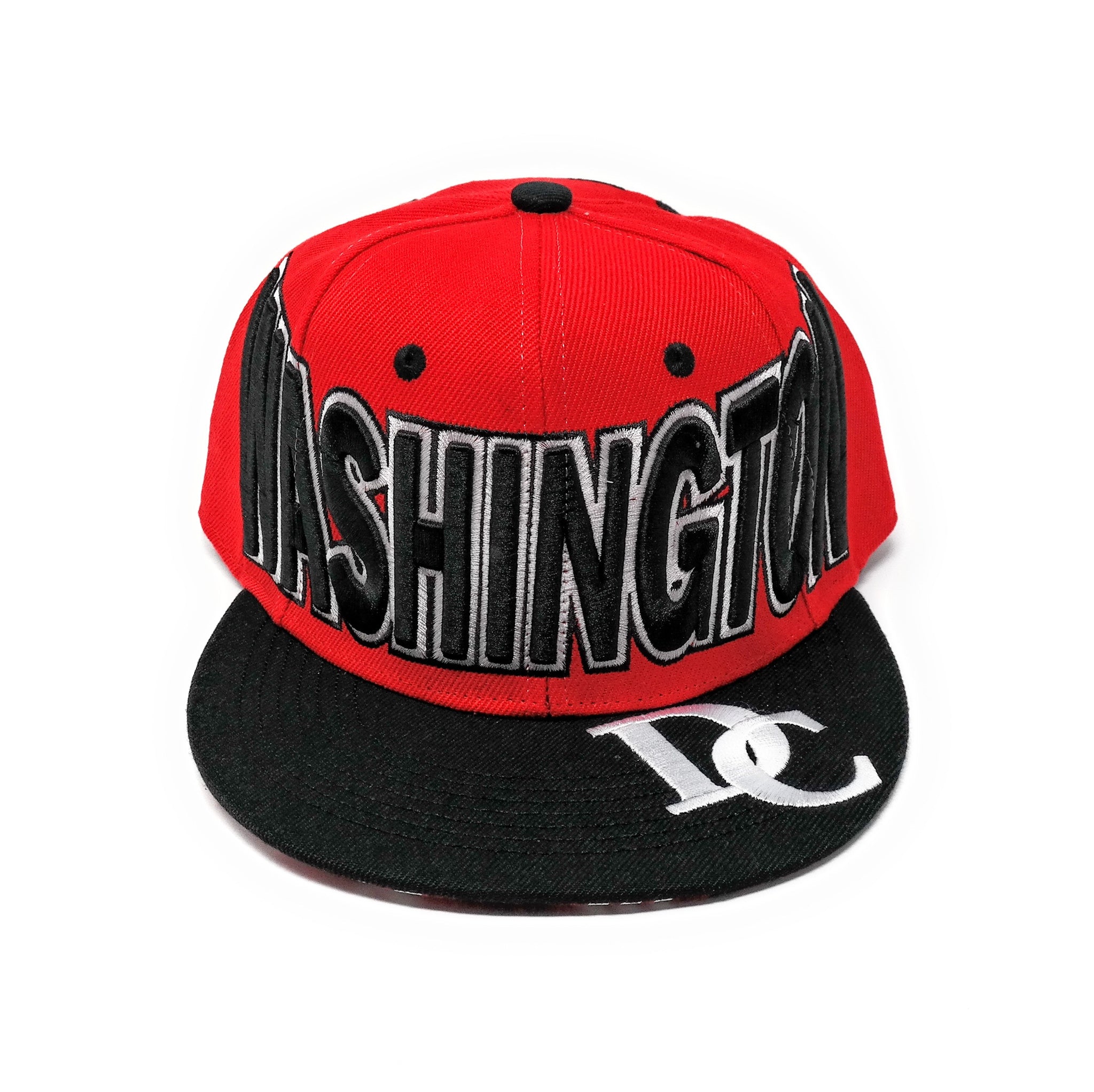Washington DC Word Art Snapback (Multiple Colors)