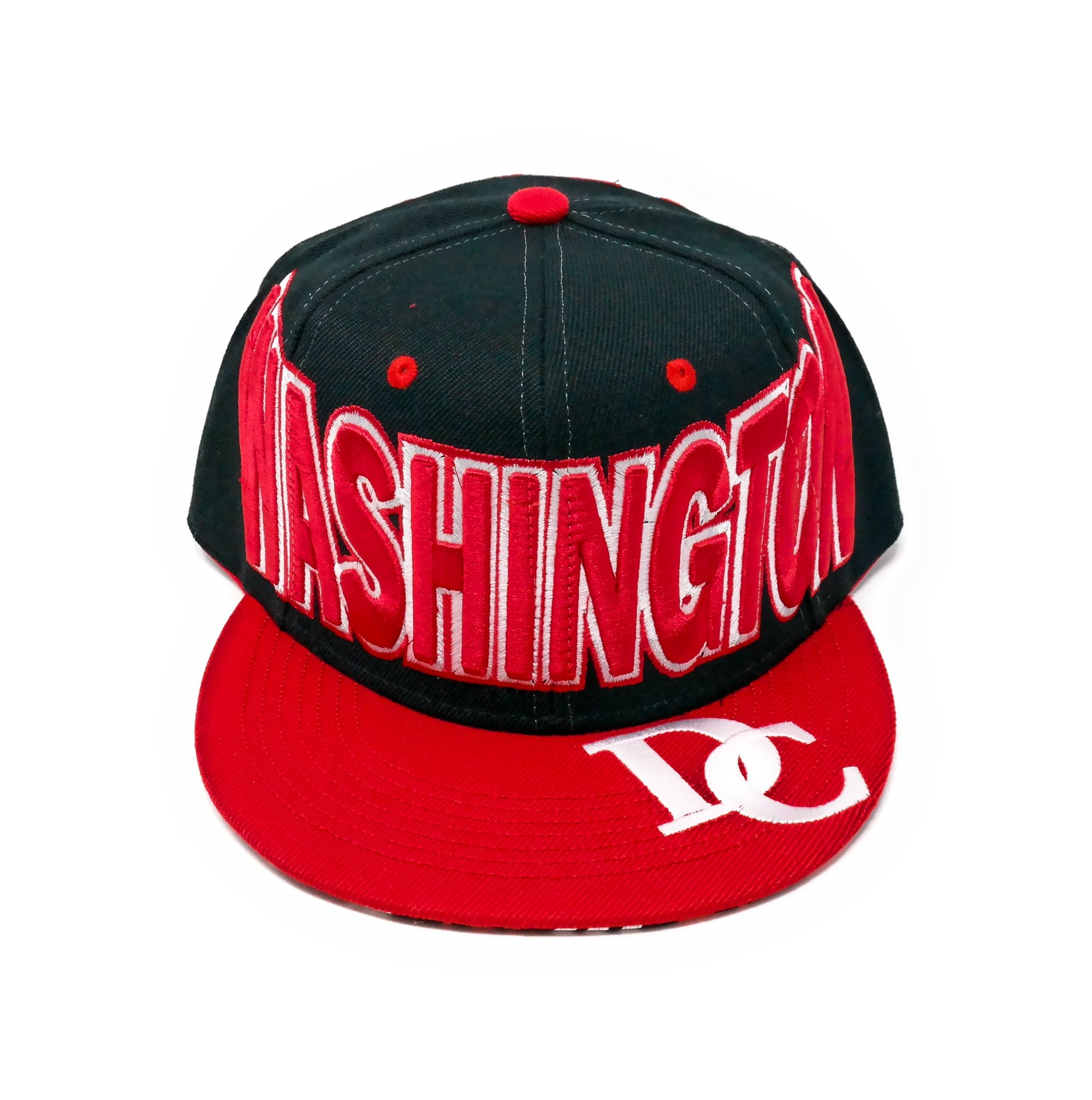Washington DC Word Art Snapback (Multiple Colors)
