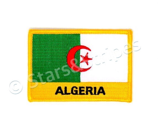 Algeria Flag Embroidered Patch