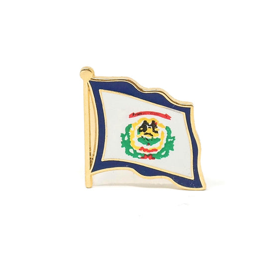 West Virginia State Flag Lapel Pin
