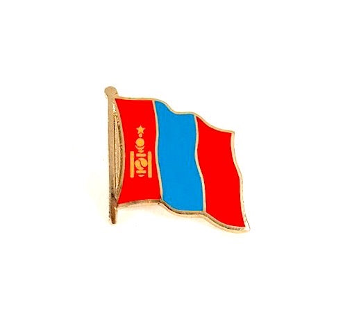 Mongolia Flag Lapel Pin