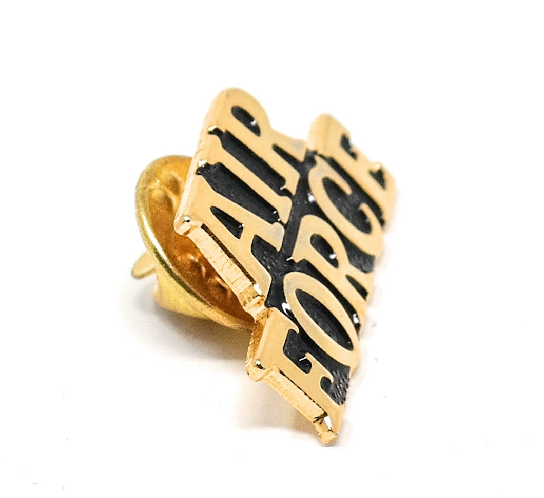 Air Force Letter Bar Lapel Pin