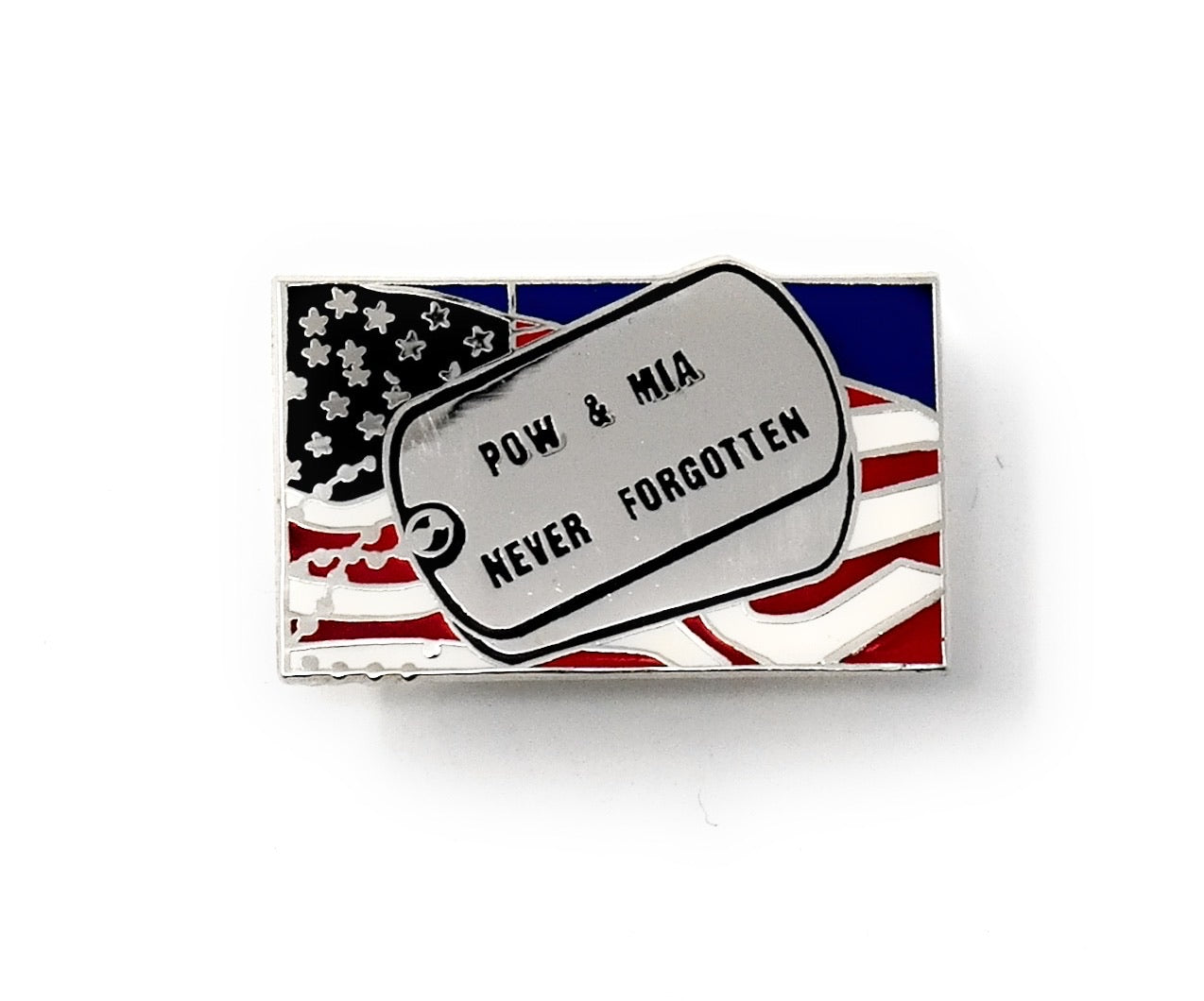 POW MIA   Never Forgotten Collectable Lapel Pin