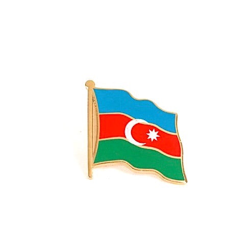 Azerbaijan Flag Lapel Pin