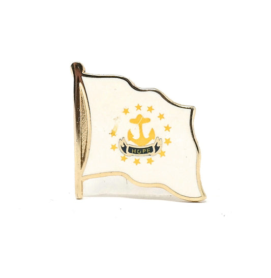 Rhode Island State Flag Lapel Pin