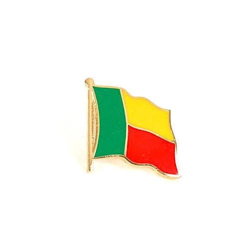 Benin Flag Lapel Pin