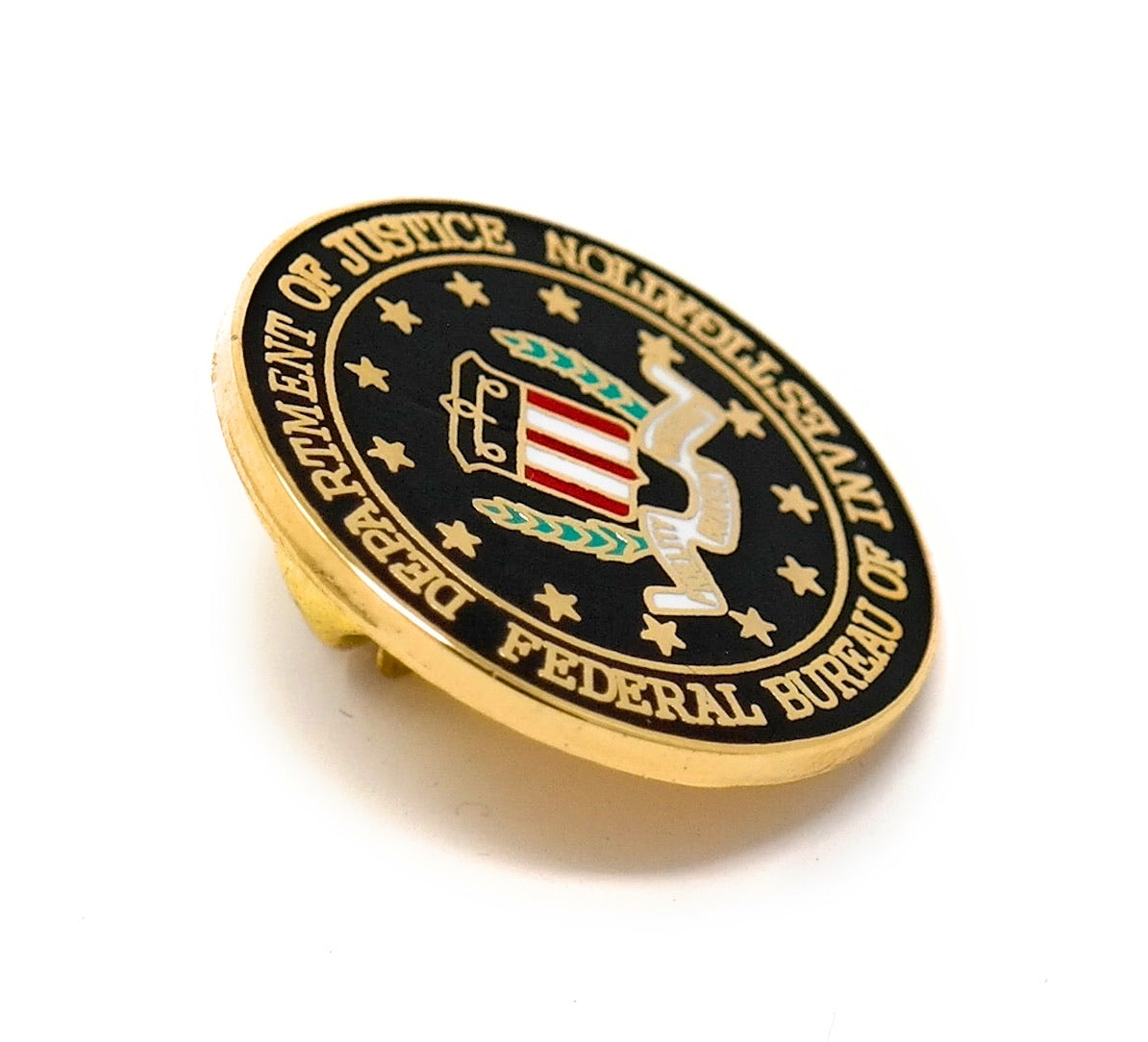 FBI Department of Justice Lapel Pin