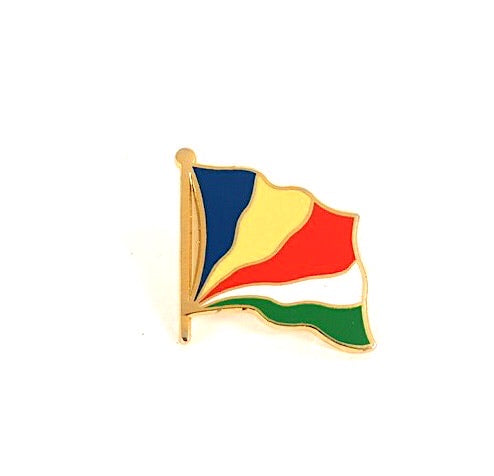 Seychelles Flag Lapel Pin