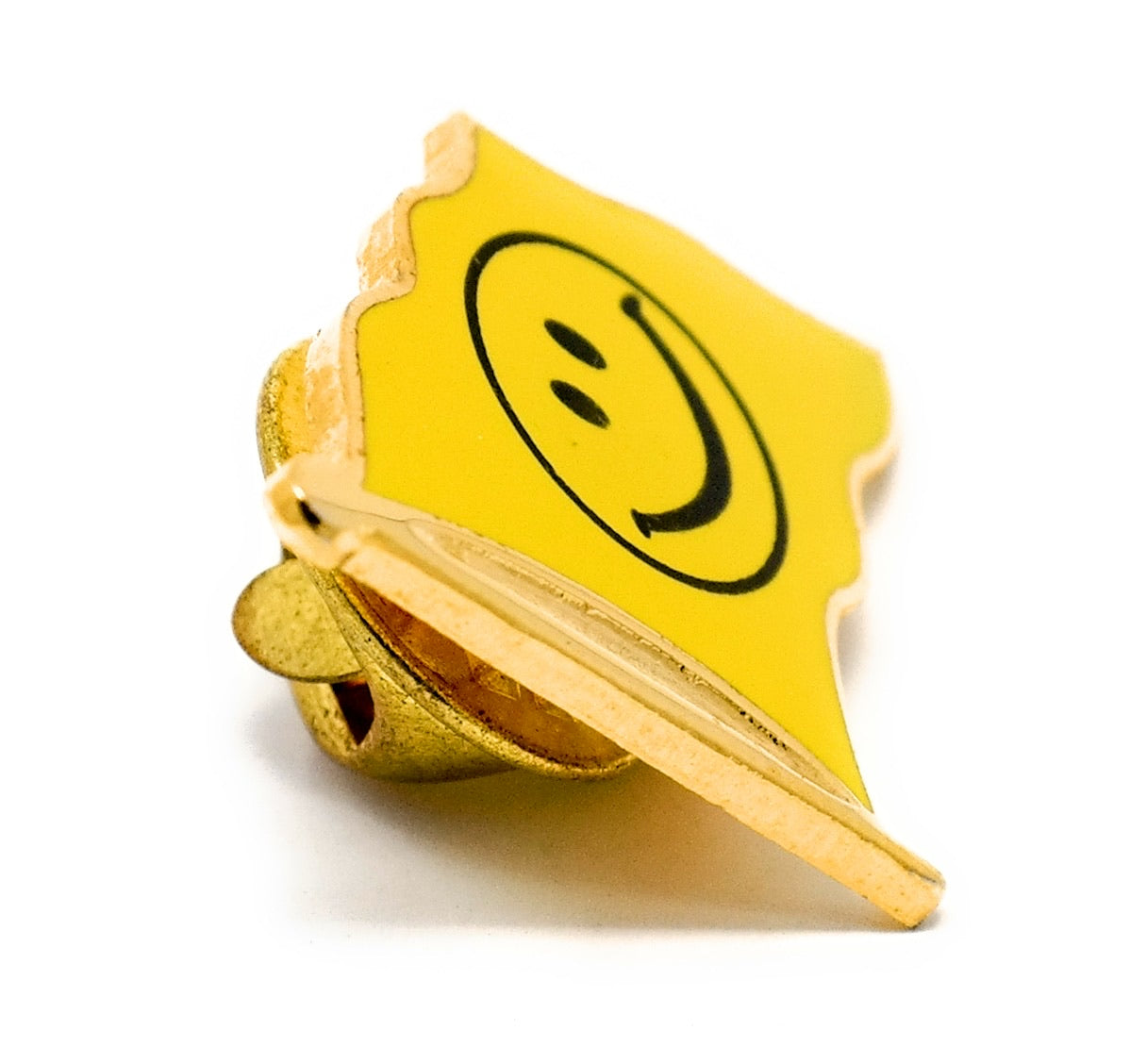 Smiley Face Flag Lapel Pin