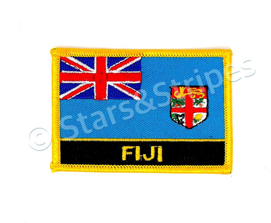 Fiji Flag Embroidered Patch