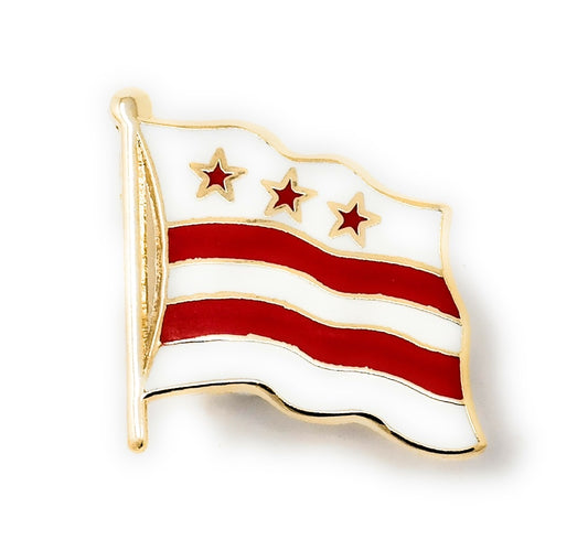 District of Columbia Flag Lapel Pin