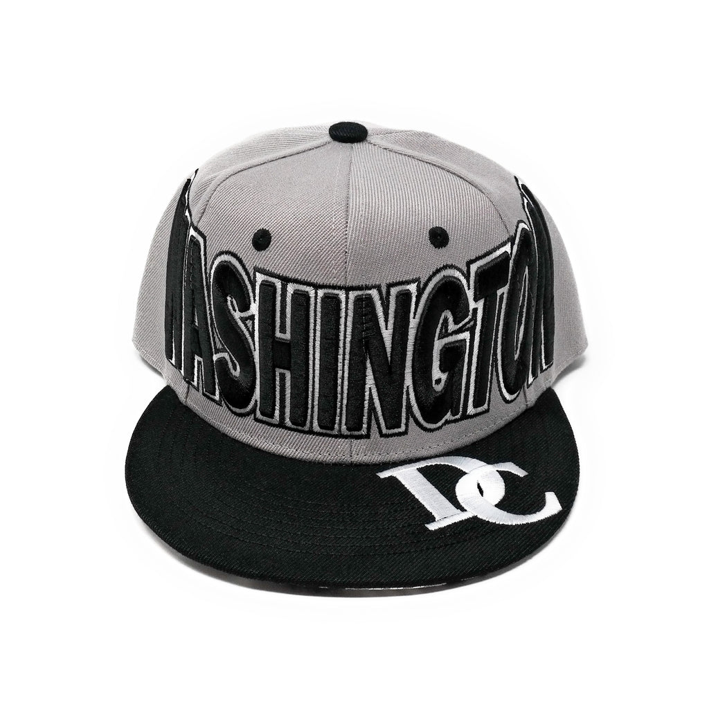 Washington DC Word Art Snapback (Multiple Colors)