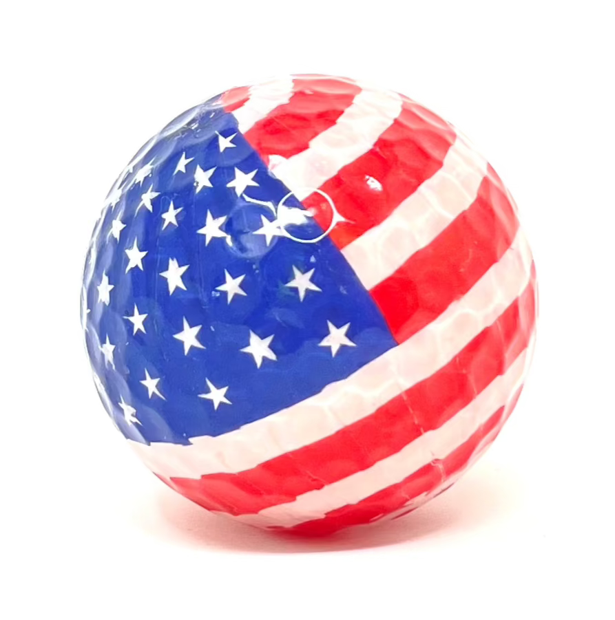 American Flag Golf Ball