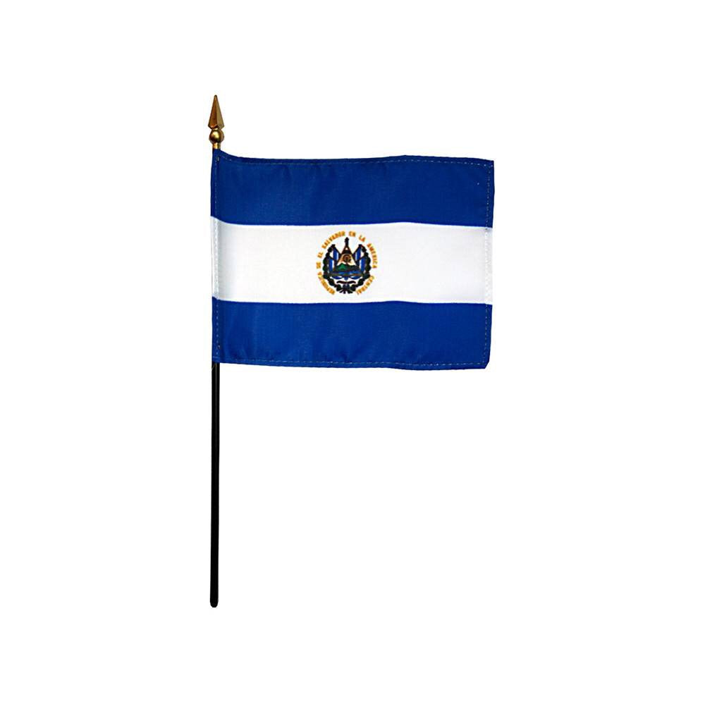 El Salvador Stick Flag