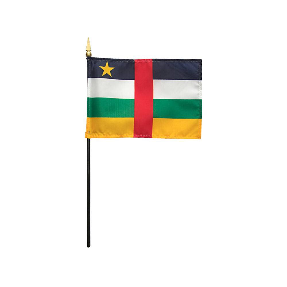 Central African Republic Stick Flag