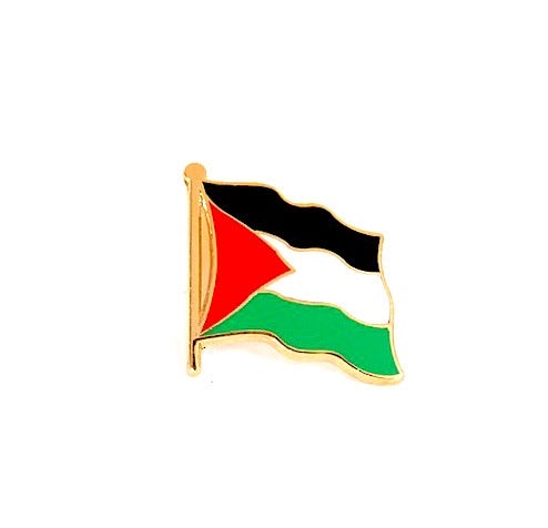 Palestine Flag Lapel Pin