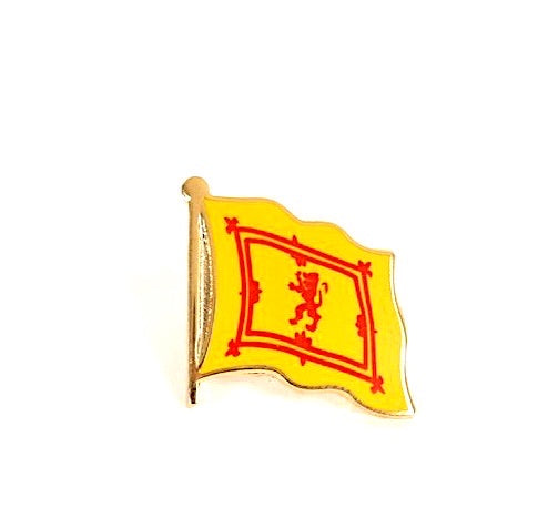 Scotish Rampant Lion Flag Lapel Pin