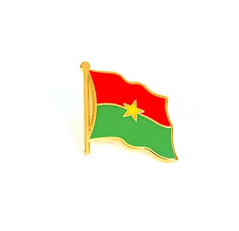 Burkina Faso Flag Lapel Pin