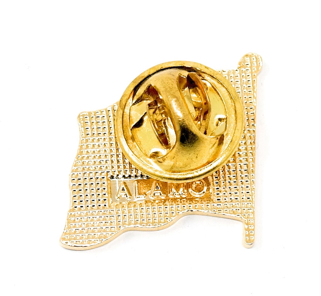 Smiley Face Flag Lapel Pin