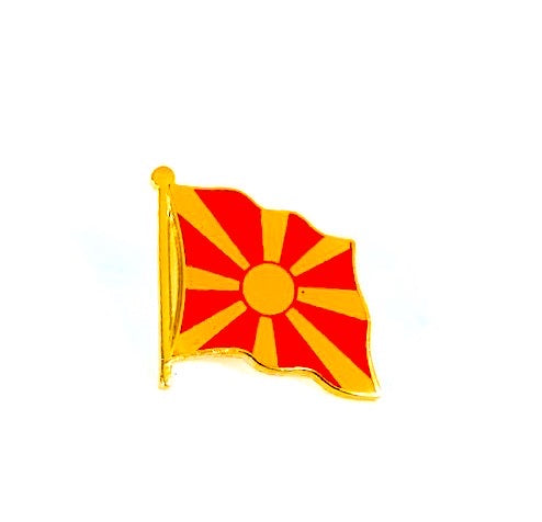 Macedonia Flag Lapel Pin