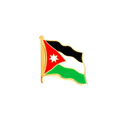 Jordan Flag Lapel Pin