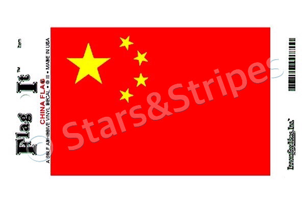 China Flag Decal Sticker