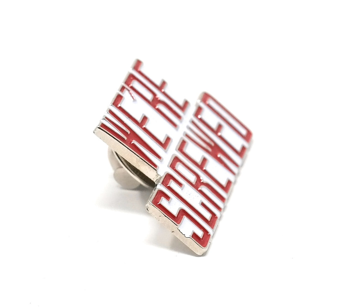 We are screwed Lapel Pin