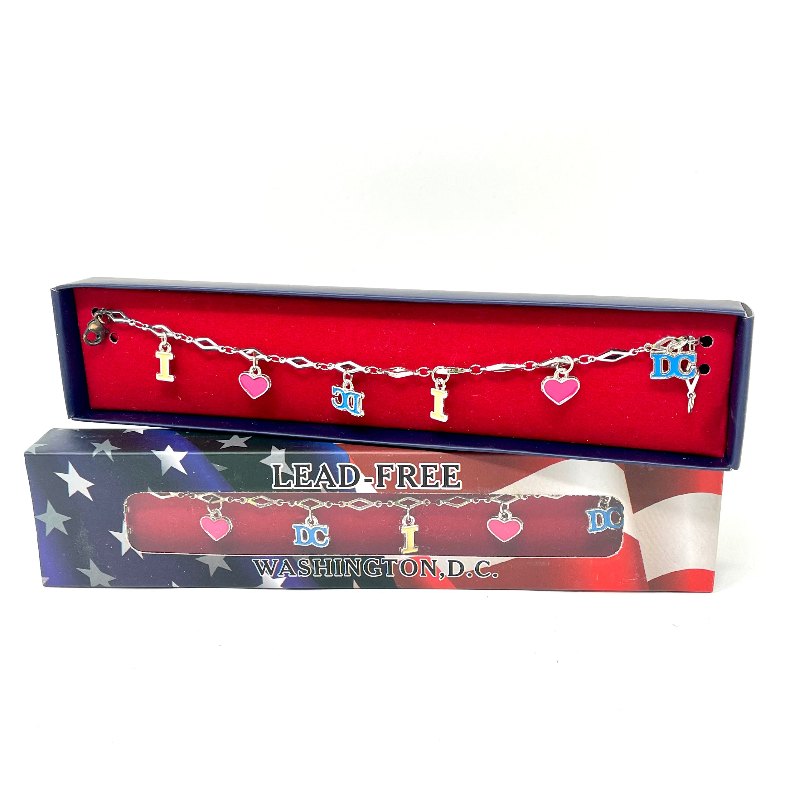 Washington D.C. Monuments Charm Bracelet