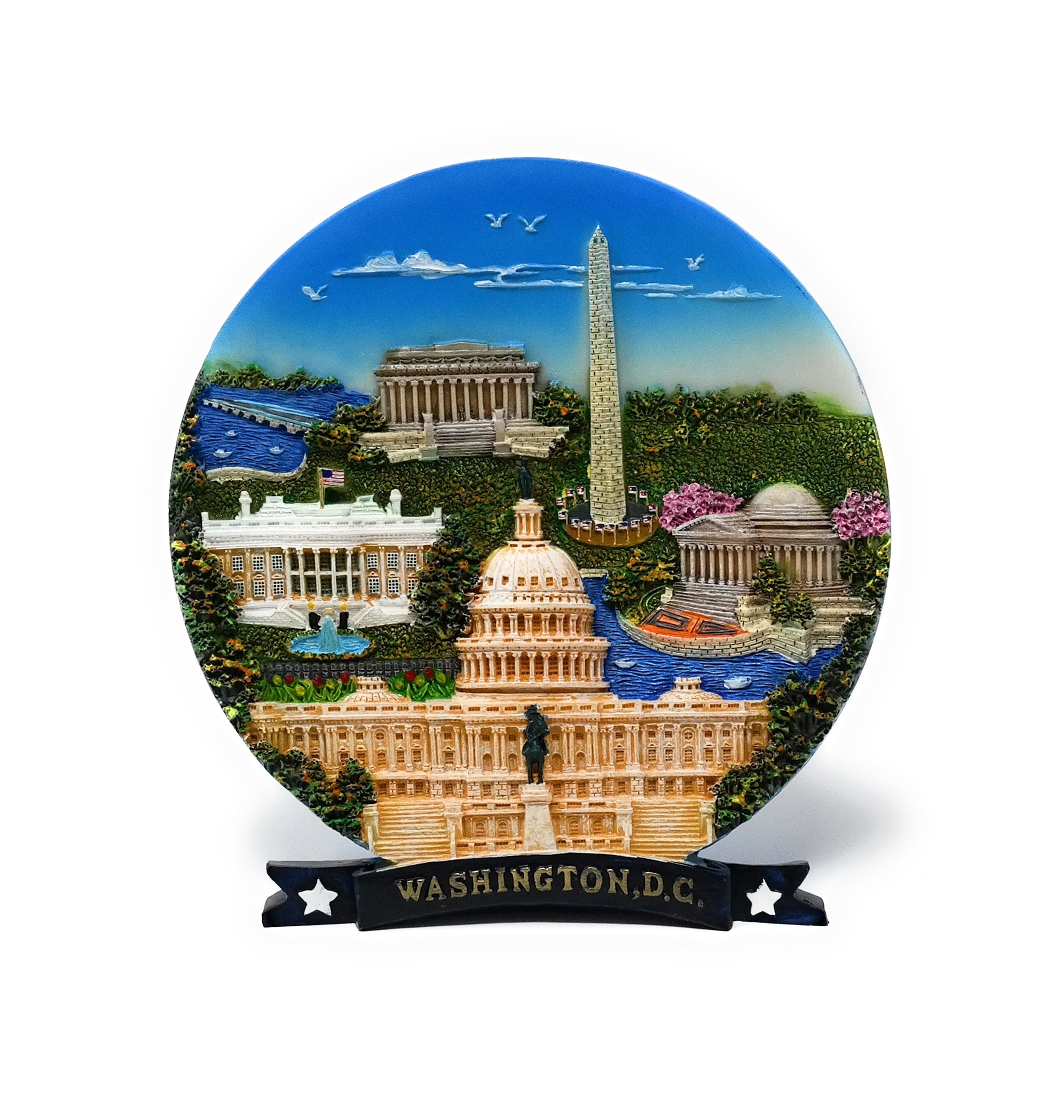Medium Washington DC Ceramic Plate (2 Styles)
